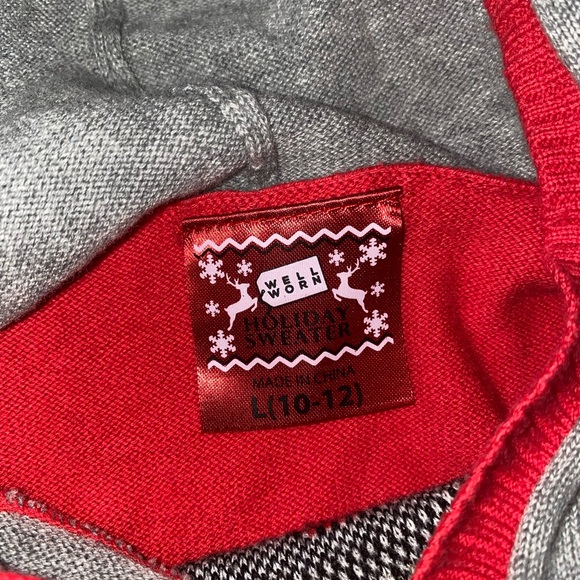 EUC kids Christmas Sweater (2 for $15) Size L (10/12) - Picture 4 of 4